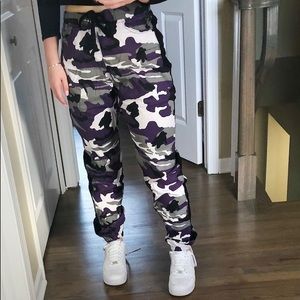 Brand New Purple Camo Pants